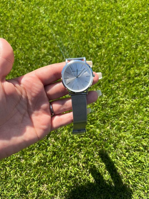 Relógio Prateado Hannah Martin