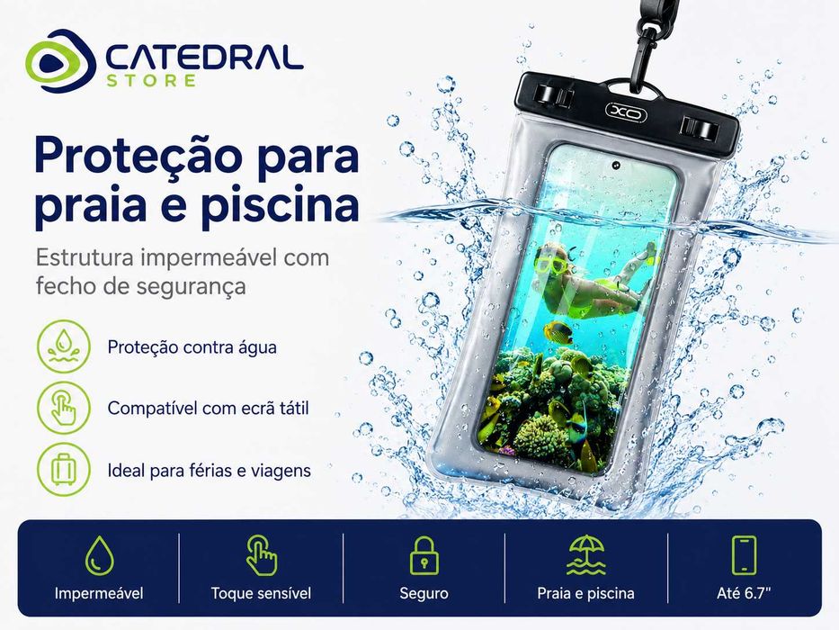 Capa Impermeável XO para Smartphone até 6.7"