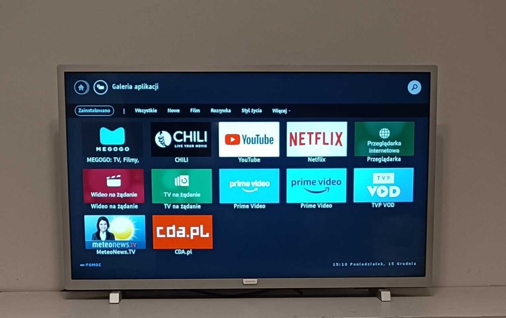 32 Cali TV Philips LED SMART TV DVB-T2 HEVC + Kabel HDMI + Upominek +