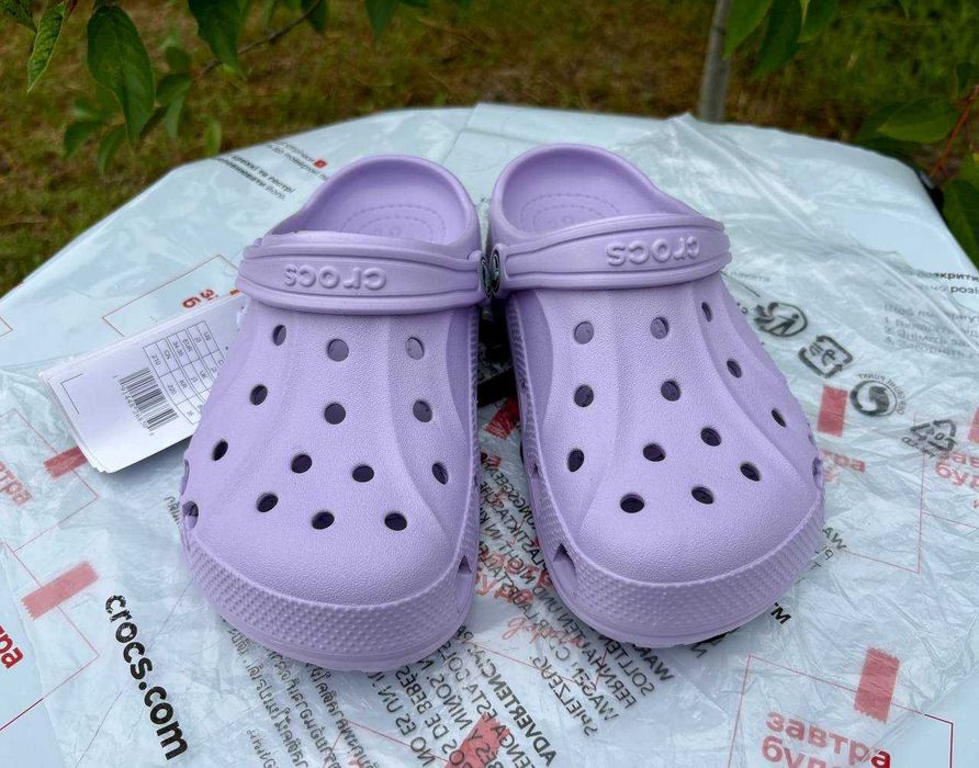 Крокси для дівчаток та хлопчиків Крокси дитячі лавандові Crocs Kids 31 32 33 34 р. в наявності