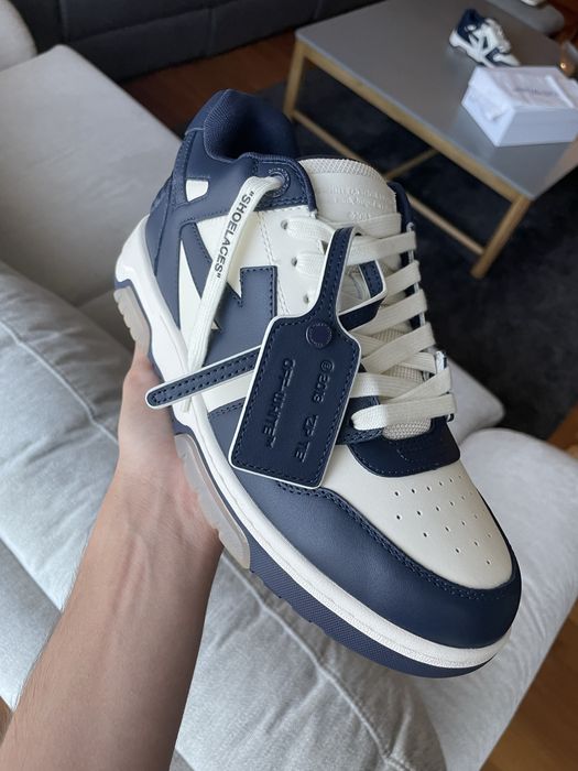 Off-White Out of Office Blue Sneakers