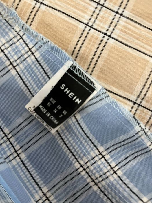 Spódniczka plisowana dwukolorowa