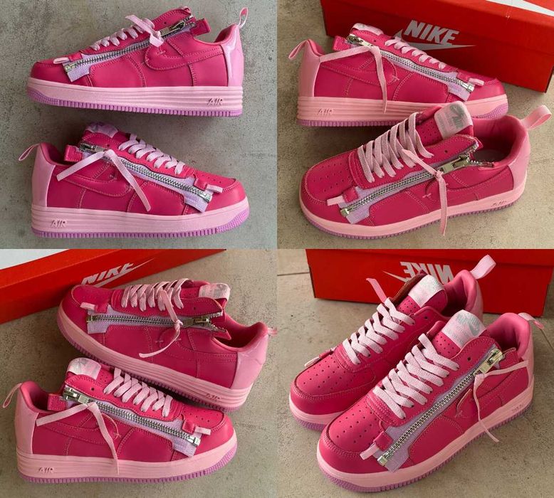Женские кроссовки Nike Lunar Force 1 x Acronym Pink 36-40 Хит Осени!
