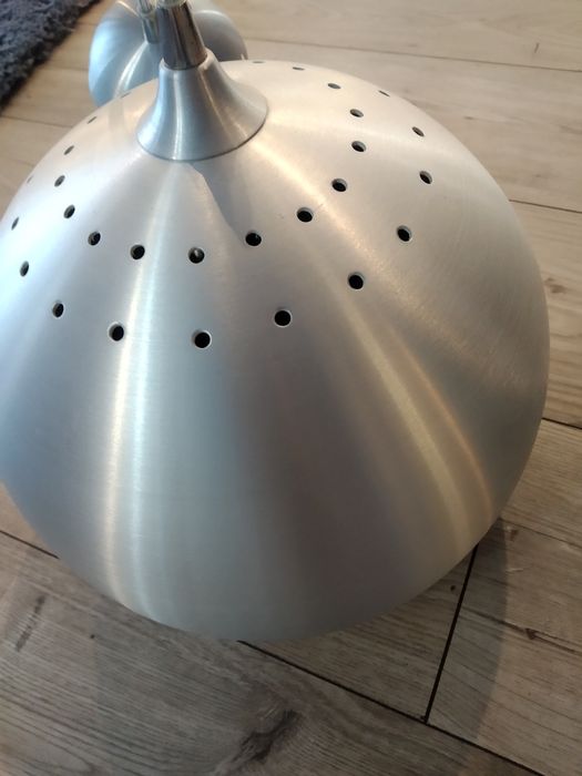 Lampa sufitowa srebrna