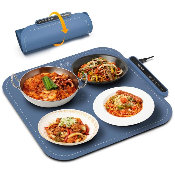 Elektryczna Płyta Grzewcza Składany Podgrzewacz do pizzy dań 44cm