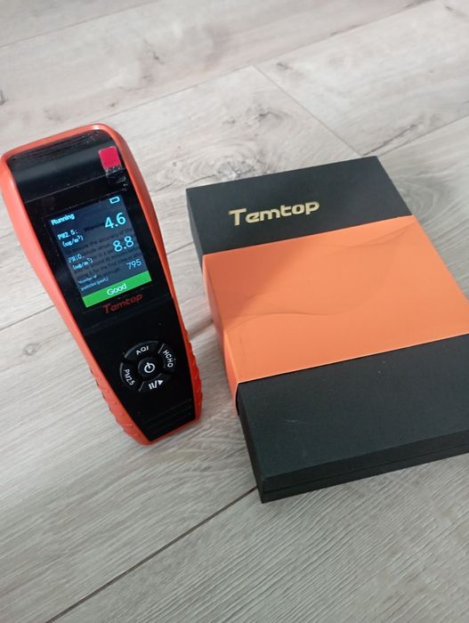 Датчики-вимірювач якості повітря Temtop 9 в 1, TVOC PM2.5 PM10 HCHO, A