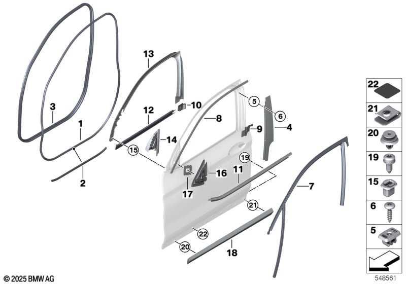 Listwa drzwi przednia lewa  BMW  Seria: X4  nr. mag 1/136
