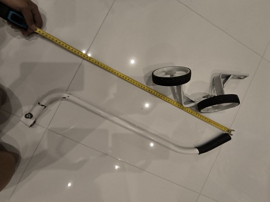 Kółka boczne do roweru i popychacz