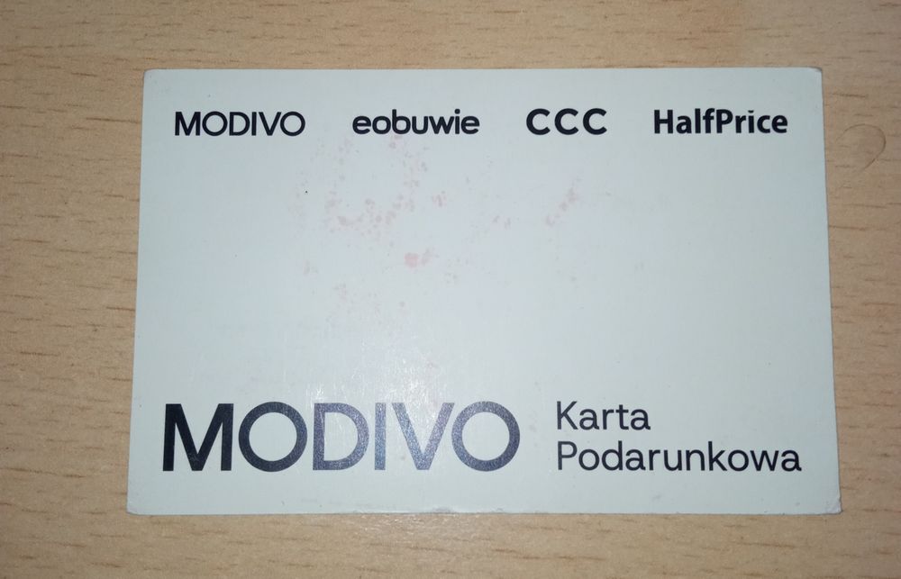 Karta Modivo CCC eobuwie na 149,99 zł