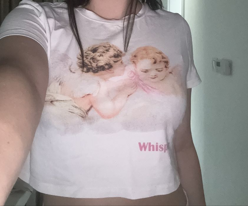 Croptop top aniołki