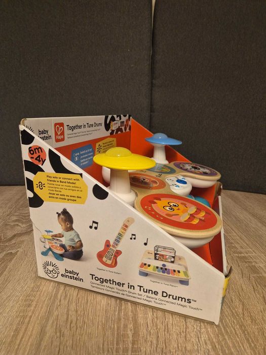 Hape - Baby Einstein - Magiczna dotykowa perkusja 800900. Nowy