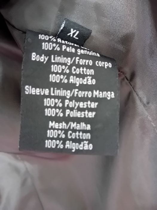 Casaco preto 100% pele - Ferrache