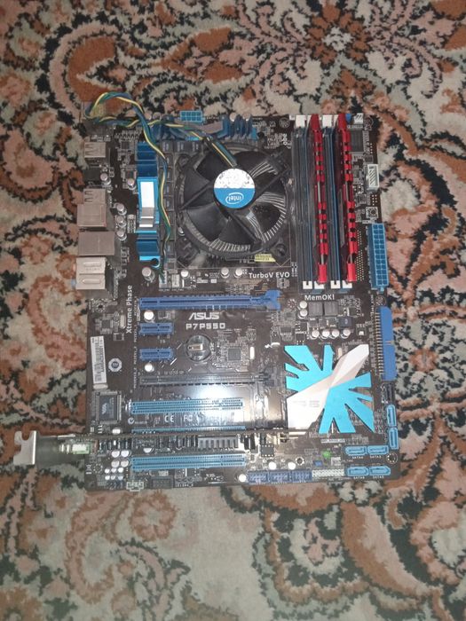 Комплект  мать проц i5 760 ОЗУ 8gb