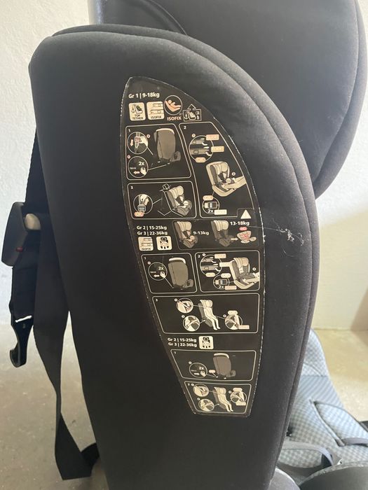 Cadeira Safety, grupo 1,2,3 (com acessórios)