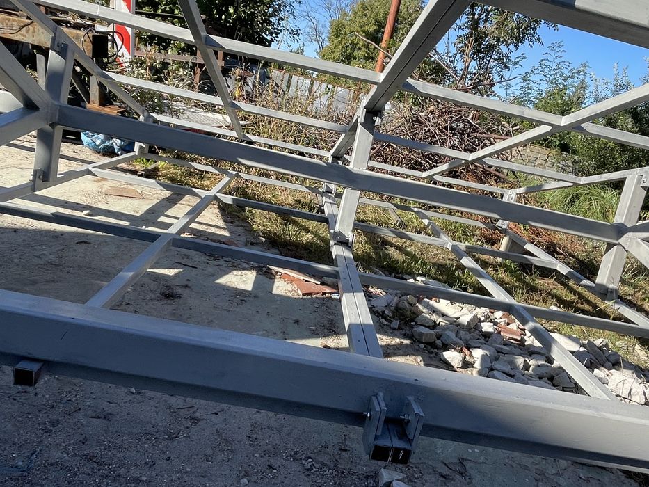 Konstrukcja reklamowa dwustronna 5mx3m stelaż baner billboard