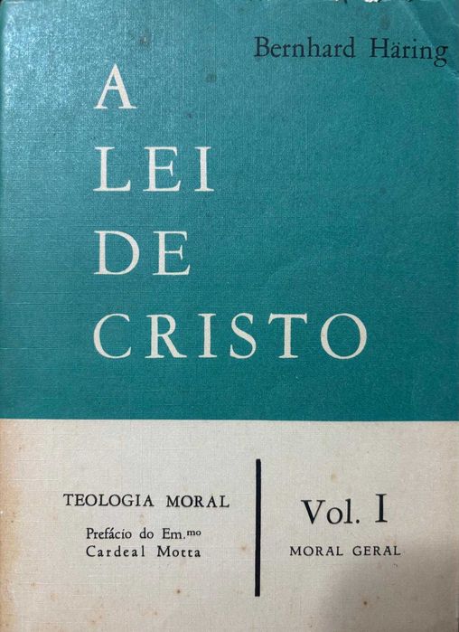 A Lei de Cristo Bernhard Haring 3 volumes