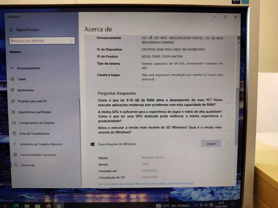 Computador Desktop Intel i5 750 2,67Ghz