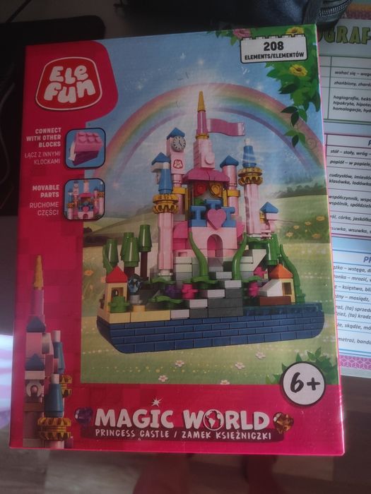 Klocki Ele Fun oraz puzzle 112 elementów