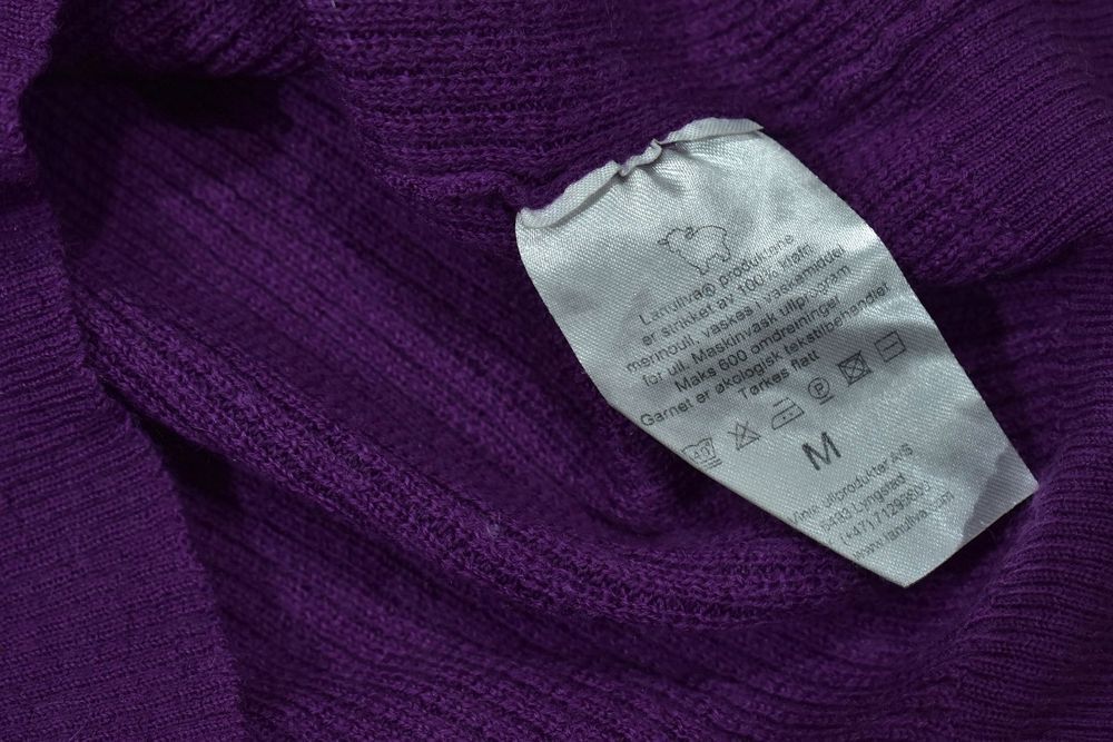 Lanullva Damska Wełniana Grubsza Koszulka Merino M