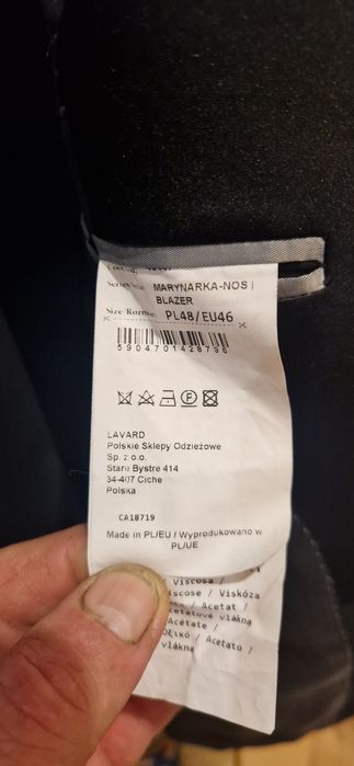 Garnitur smoking czarny