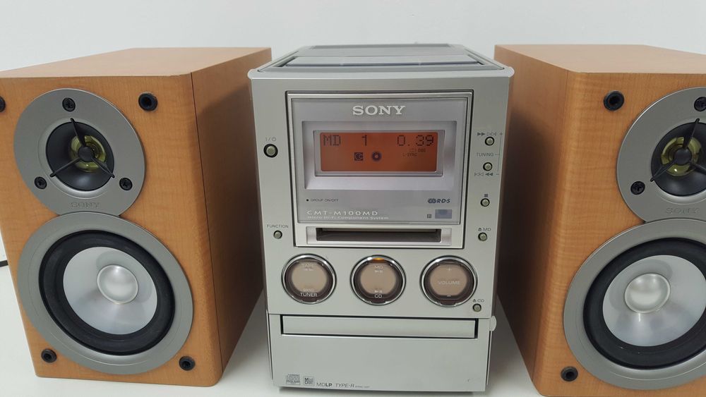 Mini wieża Sony CMT-M100 MD  Minidisc  CD AUX