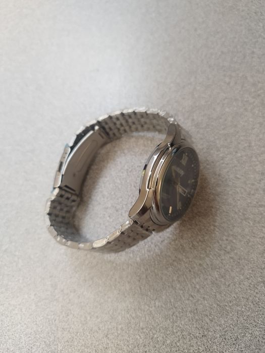 Relógio quartzo em aço