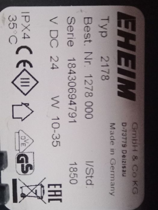 Eheim profesjonal 3e 2178 thermo.