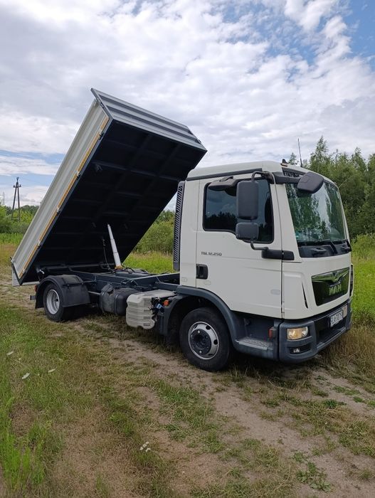 MAN TGL 12 250 wywrotka kiper blokada sprowadzony z Niemiec
