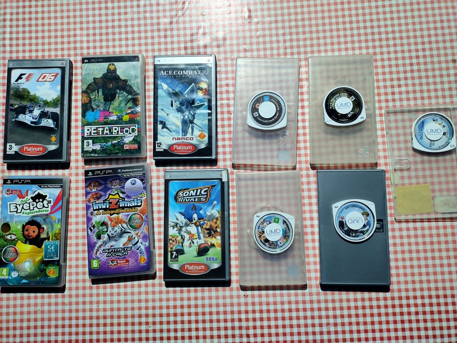 11 jogos PSP usados