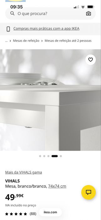 Mesa IKEA como nova