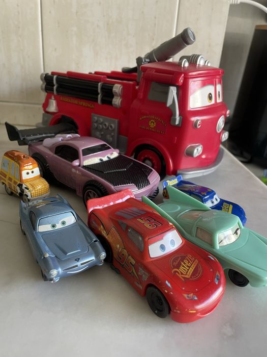 Disney Pixar Cars figures Lote Collection Faisca McQueen Boost Red
