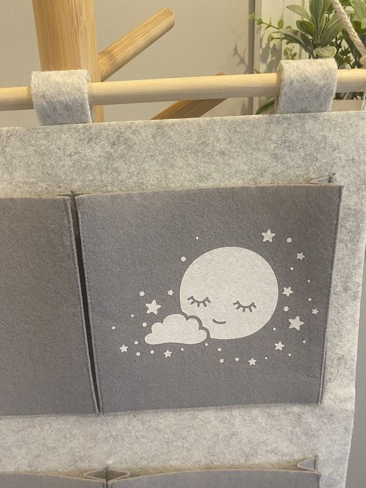 NOWY Organizer wiszacy scienny szary filcowy jak h&m home