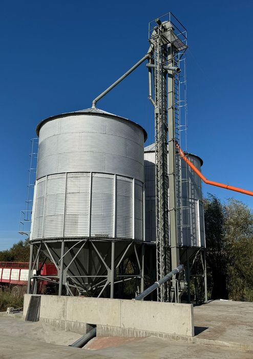 Silosy zbiorniki Zbożowe Petkus 150 ton redler podajnik