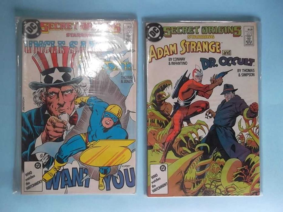 SECRET ORIGINS (1986) - DC Comics - 50 comics série quase completa.