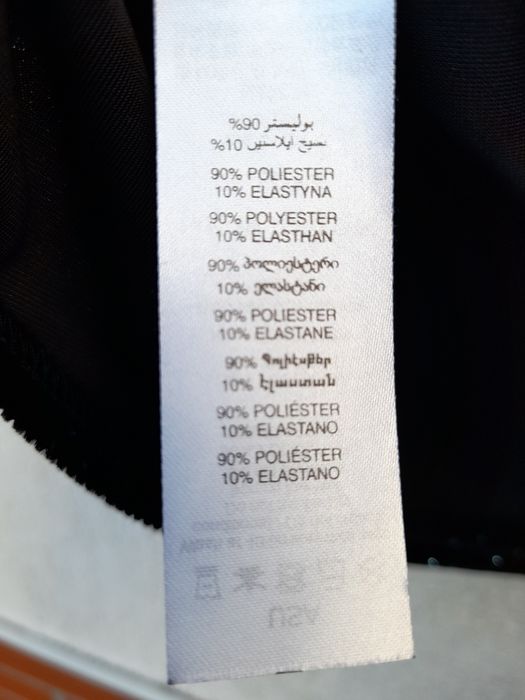 Bluzka czarna aksamit  38-40