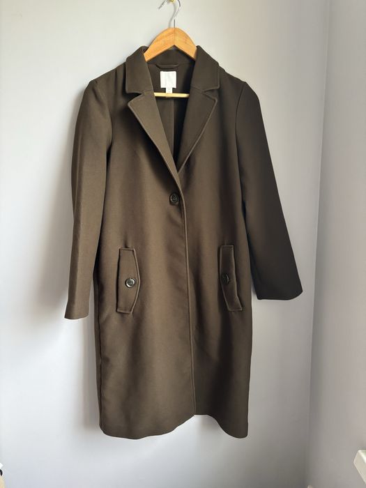Damski płaszcz na wiosnę H&M rozmiar S|36