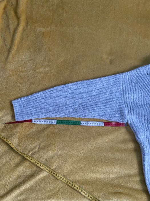 Sweter M szary rozpinany