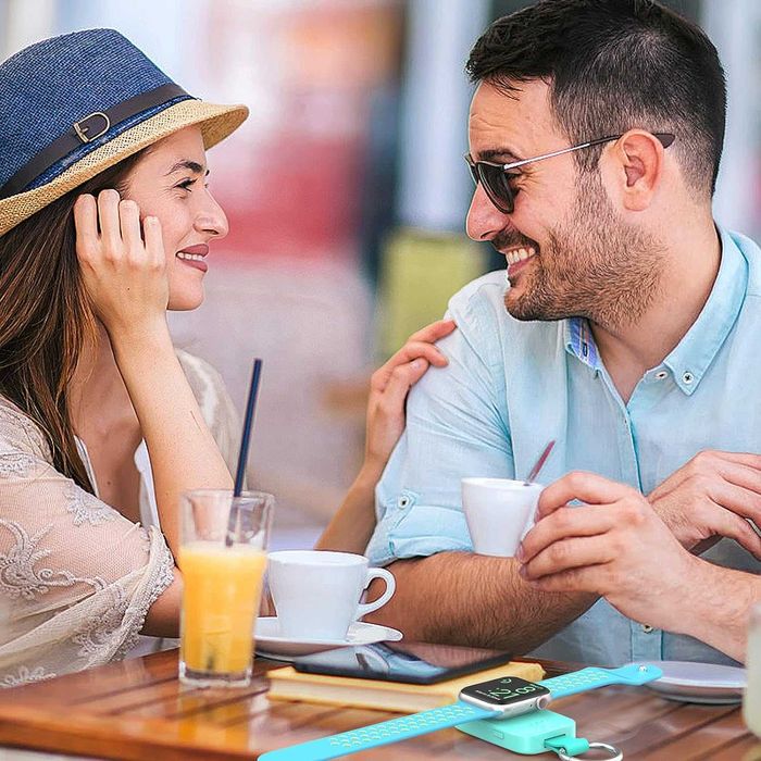 I.VALUX przenośna ładowarka power bank do zegarka Apple Watch zielona