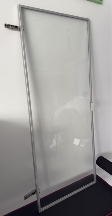 Porta de vidro morliden/hogbo para estante Billy Ikea