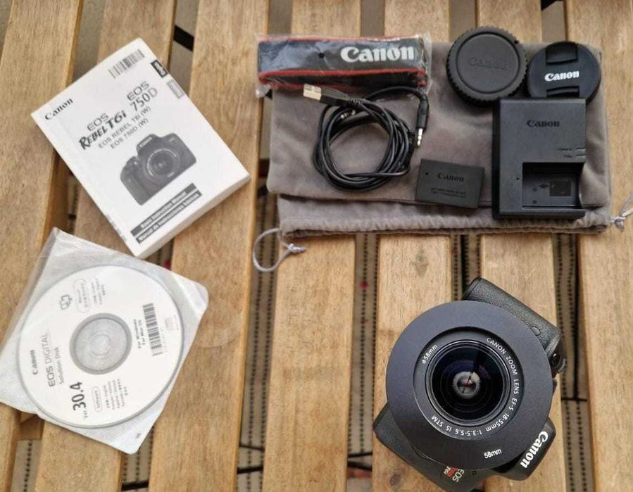 EOS Rebel T6i + 18-55mm Lens + Complete Kit – Excellent Condition!64284287539843122