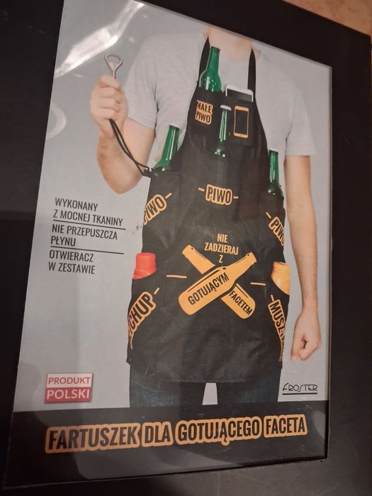 Prezent na 30 40 50 dla faceta fartuch fartuszek dla szefa  grilla