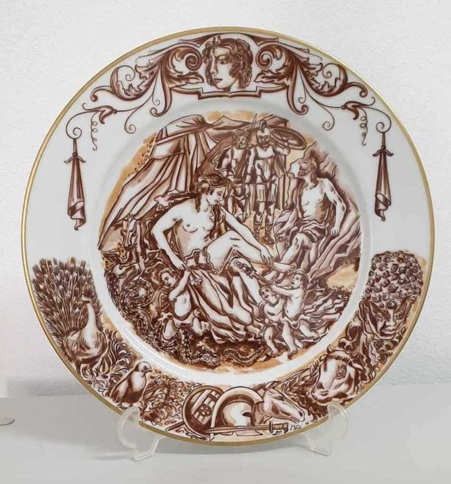 Prato porcelana/coleção Deuses da Mitologia/edição limitada