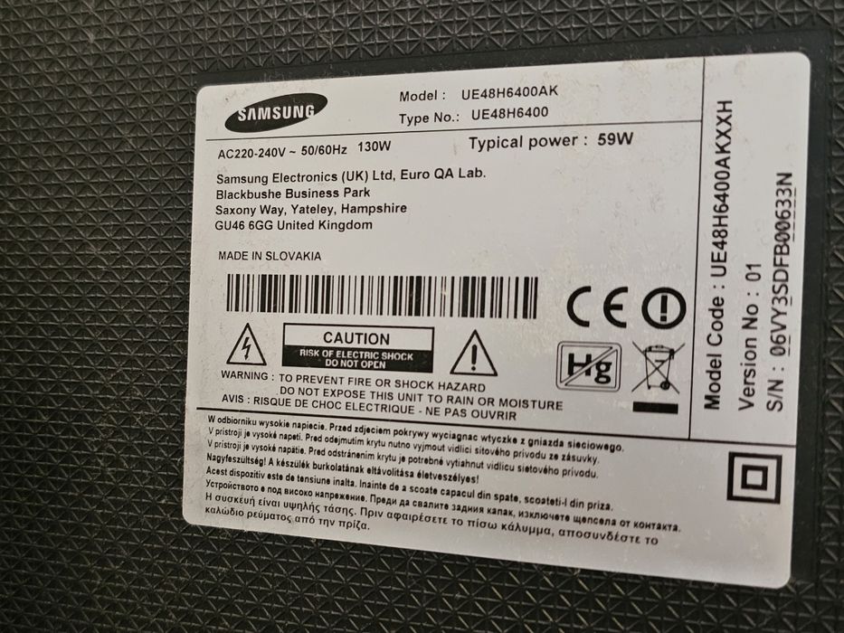 Samsung UE48H6400AK / 48'
