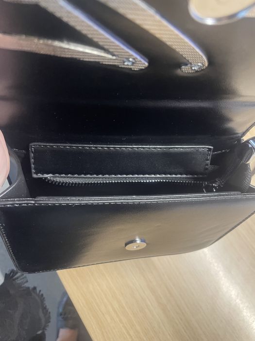 Torebka Karl czarno srebrna