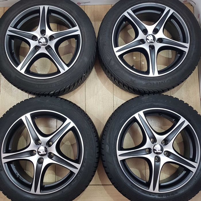 Диск Skoda R17 5x112 Karoq Superb Octavia Yeti VW Passat Jetta Golf Caddy Touran T-Roc Audi A4 A6