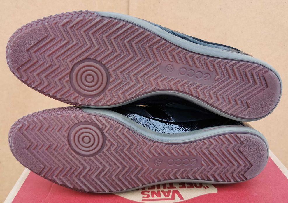 Кожаные кеды кроссовки полуботинки Ecco spin 42 р. Оригинал