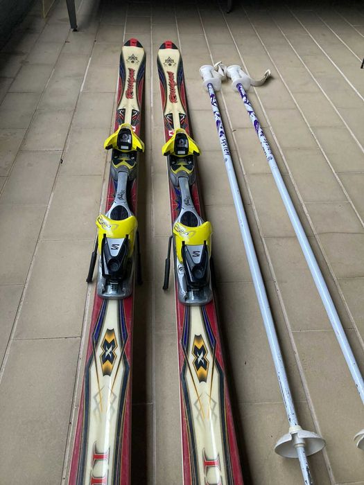 Skis Bandit Rossignol 191cm | Fixações Salomon 850 | Bastões e Saco