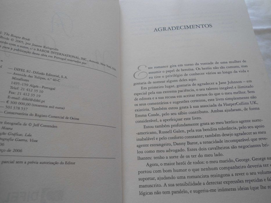 A Noiva Bórgia por Jeanne Kalogridis
