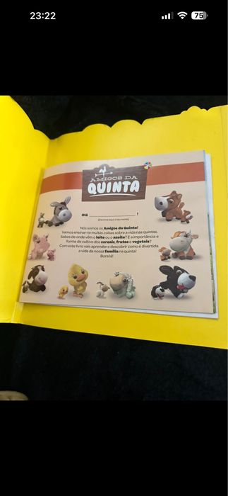 caderneta de colecionáveis "Amigos da Quinta" do Lidl