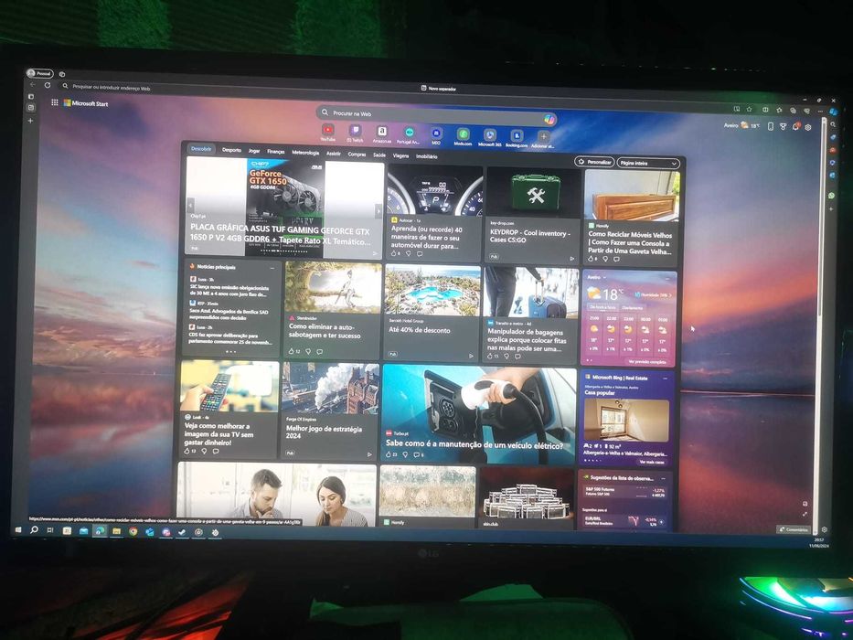 Monitor LG 27" 4K